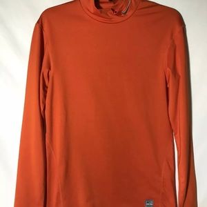 Nike Pro Tight Compression Shirt Orange